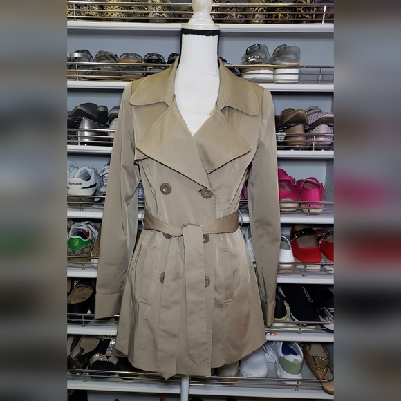 Vertigo Paris Jackets & Blazers - Vertigo Double Breasted Trench Coat